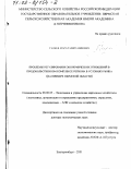 Галеев, Марат Мирсаяфович. Проблемы регулирования экономических отношений в продовольственном комплексе региона в условиях рынка: На примере Пермской области: дис. доктор экономических наук: 08.00.05 - Экономика и управление народным хозяйством: теория управления экономическими системами; макроэкономика; экономика, организация и управление предприятиями, отраслями, комплексами; управление инновациями; региональная экономика; логистика; экономика труда. Екатеринбург. 2001. 325 с.