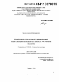 Балюк, Алексей Дмитриевич. Профессиональная ориентация в системе социализации молодежи: на примере Ростовской области: дис. кандидат наук: 22.00.06 - Социология культуры, духовной жизни. Тюмень. 2014. 202 с.
