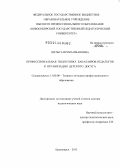 Шульга, Ирина Ивановна. Профессиональная подготовка бакалавров-педагогов к организации детского досуга: дис. доктор педагогических наук: 13.00.08 - Теория и методика профессионального образования. Красноярск. 2013. 359 с.