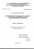 Джаиани, Нино Амирановна. Прогнозирование и профилактика сердечно-сосудистых осложнений у больных, перенесших инфаркт миокарда: дис. доктор медицинских наук: 14.00.06 - Кардиология. Москва. 2008. 296 с.