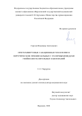 Сергеев Владимир Анатольевич. Программируемые санационные технологии в хирургическом лечении больных с различными видами гнойно-воспалительных заболеваний: дис. доктор наук: 00.00.00 - Другие cпециальности. ФГАОУ ВО «Белгородский государственный национальный исследовательский университет». 2025. 385 с.