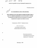 Красильникова, Елена Михайловна. Просодическая реализация функции воздействия в текстах информационного и ораторского стилей: Экспериментально-фонетическое исследование на материале американского варианта английского языка: дис. кандидат филологических наук: 10.02.04 - Германские языки. Волгоград. 2005. 182 с.