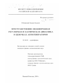 Рубчинский, Леонид Львович. Пространственно-неоднородная регулярная и хаотическая динамика в цепочках автогенераторов: дис. кандидат физико-математических наук: 01.04.03 - Радиофизика. Нижний Новгород. 2000. 146 с.