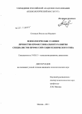 Соловьев, Владислав Юрьевич. Психологические условия личностно-профессионального развития специалистов профессий социотехнического типа: дис. кандидат психологических наук: 19.00.13 - Психология развития, акмеология. Москва. 2011. 175 с.
