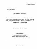 Иванов, Олег Витальевич. Распространение электромагнитных волн в бианизотропных планарных и волоконных слоистых структурах: дис. доктор физико-математических наук: 01.04.05 - Оптика. Ульяновск. 2009. 451 с.