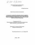 Перевезенцев, Александр Александрович. Разработка моделей, методов и программного обеспечения для поддержки коммуникационно-информационной деятельности в сетях на базе многоагентного подхода: дис. кандидат технических наук: 05.13.11 - Математическое и программное обеспечение вычислительных машин, комплексов и компьютерных сетей. Москва. 2005. 195 с.