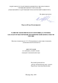 Морозов Игорь Владимирович. Развитие экономического потенциала региона как фактор обеспечения экономической безопасности России: дис. кандидат наук: 00.00.00 - Другие cпециальности. ФГБОУ ВО «Поволжский государственный технологический университет». 2025. 255 с.
