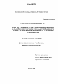 Дурманова, Ирина Владимировна. Развитие социально-психологической профессиональной компетентности руководителей среднего звена на основе формирования образа успешного руководителя: дис. кандидат психологических наук: 19.00.05 - Социальная психология. Тюмень. 2006. 202 с.