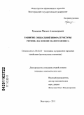 Грошихин, Михаил Александрович. Развитие социальной инфраструктуры региона на основе малого бизнеса: дис. кандидат экономических наук: 08.00.05 - Экономика и управление народным хозяйством: теория управления экономическими системами; макроэкономика; экономика, организация и управление предприятиями, отраслями, комплексами; управление инновациями; региональная экономика; логистика; экономика труда. Волгоград. 2011. 175 с.