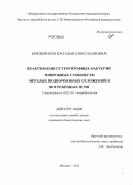 Кряжевских, Наталья Александровна. Реактивация гетеротрофных бактерий микробных сообществ мерзлых подпочвенных отложений и погребенных почв: дис. кандидат биологических наук: 03.02.03 - Микробиология. Москва. 2013. 220 с.