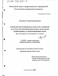 Падишина, Гелиана Владимировна. Речеведческие компоненты текстотек учебников как средство формирования профессиональной компетенции студентов языковых вузов: На материале немецкого языка: дис. кандидат педагогических наук: 13.00.08 - Теория и методика профессионального образования. Тольятти. 2002. 235 с.