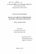 Меликсетян, Елена Владимировна. Реклама как социокультурный феномен: диалектика глобального и локального: дис. кандидат философских наук: 24.00.01 - Теория и история культуры. Краснодар. 2002. 140 с.
