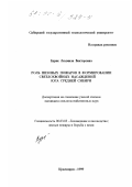 Буряк, Людмила Викторовна. Роль низовых пожаров в формировании светлохвойных насаждений юга Средней Сибири: дис. кандидат сельскохозяйственных наук: 06.03.03 - Лесоведение и лесоводство, лесные пожары и борьба с ними. Красноярск. 1999. 310 с.