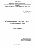 Титова, Надежда Викторовна. Семантика и поэтическая функция окказиональных слов: дис. кандидат филологических наук: 10.02.01 - Русский язык. Челябинск. 2006. 187 с.