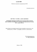 Листова, Татьяна Александровна. Семейные обряды русско-белорусского пограничья в контексте этнополитической истории. XIX - начало XXI вв.: дис. кандидат исторических наук: 07.00.07 - Этнография, этнология и антропология. Москва. 2006. 370 с.