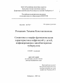 Рогацевич, Татьяна Константиновна. Семиотика и морфофункциональная характеристика нефропатий у детей, инфицированных микобактериями туберкулеза: дис. доктор медицинских наук: 14.00.09 - Педиатрия. Москва. 2005. 280 с.