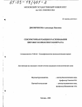 Дворянчикова, Александра Павловна. Сенсомоторная реакция в распознавании цветового и яркостного контраста: дис. кандидат психологических наук: 19.00.02 - Психофизиология. Москва. 2003. 126 с.