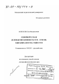 Копосов, Лев Феодосьевич. Севернорусская деловая письменность XVII - XVIII вв.: Орфография, фонетика, морфология: дис. доктор филологических наук: 10.02.01 - Русский язык. Москва. 2000. 446 с.
