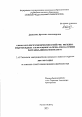 Дышловая Ярослава Александровна. Синтез и электрохимические свойства оксидно-гидроксидных электродных материалов на основе марганца, никеля и кобальта: дис. кандидат наук: 00.00.00 - Другие cпециальности. ФГБОУ ВО «Тамбовский государственный технический университет». 2025. 182 с.