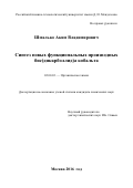 Шмалько Аким Владимирович. Синтез новых функциональных производных бис(дикарболлид)а кобальта: дис. кандидат наук: 02.00.03 - Органическая химия. ФГБОУ ВО «Российский химико-технологический университет имени Д.И. Менделеева». 2016. 138 с.