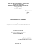 Папежук Марина Владимировна. Синтез, строение и свойства модифицированных гидроксиапатитов и композитных материалов на их основе: дис. кандидат наук: 00.00.00 - Другие cпециальности. ФГБОУ ВО «Кубанский государственный университет». 2025. 161 с.