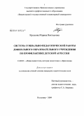 Краснова, Марина Викторовна. Система социально-педагогической работы дошкольного образовательного учреждения по профилактике детской агрессии: дис. кандидат педагогических наук: 13.00.01 - Общая педагогика, история педагогики и образования. Владимир. 2009. 206 с.
