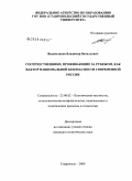 Вышеславов, Владимир Витальевич. Соотечественники, проживающие за рубежом, как фактор национальной безопасности современной России: дис. кандидат политических наук: 23.00.02 - Политические институты, этнополитическая конфликтология, национальные и политические процессы и технологии. Ставрополь. 2009. 178 с.