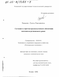 Таишева, Гузель Равгатовна. Состояние и стратегия продовольственного обеспечения населения на региональном уровне: дис. кандидат экономических наук: 08.00.05 - Экономика и управление народным хозяйством: теория управления экономическими системами; макроэкономика; экономика, организация и управление предприятиями, отраслями, комплексами; управление инновациями; региональная экономика; логистика; экономика труда. Казань. 2002. 206 с.