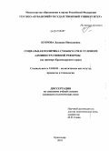 Егорова, Лилиана Николаевна. Социальная политика субъекта РФ в условиях административной реформы: на примере Краснодарского края: дис. кандидат политических наук: 23.00.02 - Политические институты, этнополитическая конфликтология, национальные и политические процессы и технологии. Краснодар. 2010. 249 с.