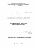Молькова, Надежда Александровна. Социально-экономические характеристики обеспеченного слоя современной России: дис. кандидат социологических наук: 22.00.03 - Экономическая социология и демография. Нижний Новгород. 2008. 138 с.