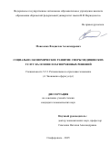 Моисеенко Владислав Александрович. Социально-экономическое развитие сферы медицинских услуг на основе платформенных решений: дис. кандидат наук: 00.00.00 - Другие cпециальности. ФГАОУ ВО «Крымский федеральный университет имени В.И. Вернадского». 2025. 186 с.