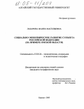 Лазарева, Жанна Васильевна. Социально-экономическое развитие субъекта Российской Федерации: На примере Омской области: дис. кандидат географических наук: 25.00.24 - Экономическая, социальная и политическая география. Барнаул. 2005. 176 с.