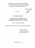 Амиров, Дмитрий Юрьевич. Социально-философский анализ обыденного политического сознания: дис. кандидат философских наук: 09.00.11 - Социальная философия. Невинномысск. 2010. 175 с.
