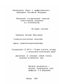 Юрченков, Евгений Юруллаевич. Социально-политическая концепция партии социалистов-революционеров: дис. кандидат исторических наук: 23.00.01 - Теория политики, история и методология политической науки. Москва. 2001. 134 с.