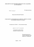 Цырульников, Дмитрий Егорович. Социальное и экономическое развитие г. Брянска в конце XVII - первой четверти XVIII века: дис. кандидат исторических наук: 07.00.02 - Отечественная история. Брянск. 2010. 188 с.