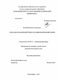 Розанов, Филипп Иванович. Социальное взаимодействие как информационный обмен: дис. кандидат философских наук: 09.00.11 - Социальная философия. Новосибирск. 2010. 144 с.
