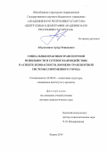 Абдульзянов Артур Рашидович. Социальные практики транспортной мобильности и сетевое взаимодействие в аспекте безопасности дорожно-транспортной системы современного города: дис. доктор наук: 22.00.04 - Социальная структура, социальные институты и процессы. ФГБОУ ВО «Пензенский государственный университет». 2019. 364 с.