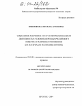 Инкижинова, Светлана Антоновна. Социальные работники: статус и профессиональная деятельность в условиях перехода российского общества к рыночным отношениям: На материалах Республики Бурятия: дис. кандидат социологических наук: 22.00.04 - Социальная структура, социальные институты и процессы. Иркутск. 2004. 162 с.