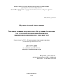 Шулепов Алексей Анатольевич. Совершенствование методического обеспечения обоснования мер отраслевой промышленной политики (на примере подшипникового производства): дис. кандидат наук: 00.00.00 - Другие cпециальности. ФГБОУ ВО «Московский авиационный институт (национальный исследовательский университет)». 2026. 186 с.