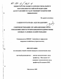 Саидов, Мухтарпаша Абдулкадырович. Совершенствование организационных форм управления энергостроительными предприятиями в новых условиях хозяйствования: дис. кандидат экономических наук: 08.00.05 - Экономика и управление народным хозяйством: теория управления экономическими системами; макроэкономика; экономика, организация и управление предприятиями, отраслями, комплексами; управление инновациями; региональная экономика; логистика; экономика труда. Махачкала. 1998. 128 с.