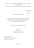 Банщиков Дмитрий Сергеевич. Современная терминология градостроительства: когнитивный и лексикографический аспекты (на материале русского языка): дис. кандидат наук: 00.00.00 - Другие cпециальности. «Национальный исследовательский Томский государственный университет». 2025. 252 с.