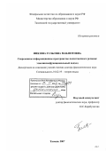 Ниязова, Гульсина Мавлютовна. Современное информационное пространство полиэтничного региона: этнолингвофункциональный подход: дис. доктор филологических наук: 10.02.19 - Теория языка. Тюмень. 2007. 380 с.