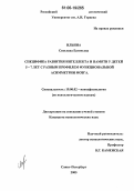 Ильина, Светлана Евгеньевна. Специфика развития интеллекта и памяти у детей 5-7 лет с разным профилем функциональной асимметрии мозга: дис. кандидат психологических наук: 19.00.02 - Психофизиология. Санкт-Петербург. 2005. 200 с.
