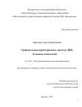 Занегина Ольга Николаевна. Сравнительная характеристика структур ДНК-белковых комплексов: дис. кандидат наук: 03.01.09 - Математическая биология, биоинформатика. ФГБУН Институт проблем передачи информации им. А. А. Харкевича Российской академии наук. 2016. 139 с.