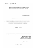 Филимонова, Татьяна Антоновна. Сравнительный анализ эндокринно-метаболических взаимоотношений у коренных и пришлых жителей Сибири с учетом особенностей питания и влияния социально-производственных факторов: дис. доктор биологических наук: 03.00.04 - Биохимия. Новосибирск. 2001. 270 с.