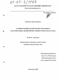 Омарова, Сарат Омаровна. Сравнительный анализ флоры локальных платообразных поднятий внутреннегорного Дагестана: дис. кандидат биологических наук: 03.00.05 - Ботаника. Махачкала. 2005. 265 с.