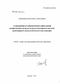 Гаврилова, Маргарита Алексеевна. Становление и развитие профессиональной компетентности педагогов-математиков в системе непрерывного педагогического образования: дис. доктор педагогических наук: 13.00.08 - Теория и методика профессионального образования. Москва. 2012. 387 с.