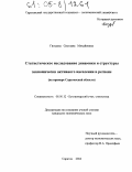 Гвоздева, Светлана Михайловна. Статистическое исследование динамики и структуры экономически активного населения в регионе: На примере Саратовской области: дис. кандидат экономических наук: 08.00.12 - Бухгалтерский учет, статистика. Саратов. 2004. 213 с.