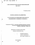Панкова, Людмила Владимировна. Стратегическое планирование деятельности предприятий гостиничного комплекса: дис. кандидат экономических наук: 08.00.05 - Экономика и управление народным хозяйством: теория управления экономическими системами; макроэкономика; экономика, организация и управление предприятиями, отраслями, комплексами; управление инновациями; региональная экономика; логистика; экономика труда. Санкт-Петербург. 2002. 193 с.