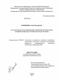 Корнилова, Анна Дмитриевна. Стратегическое планирование развития материально-технической базы строительства в регионе: дис. кандидат экономических наук: 08.00.05 - Экономика и управление народным хозяйством: теория управления экономическими системами; макроэкономика; экономика, организация и управление предприятиями, отраслями, комплексами; управление инновациями; региональная экономика; логистика; экономика труда. Самара. 2012. 195 с.
